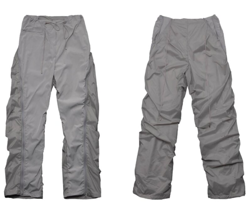 【OJOS】人気★デュアルライズ ファスナー コントロール パンツ OJOS Dualize Zipper Control Pants grey