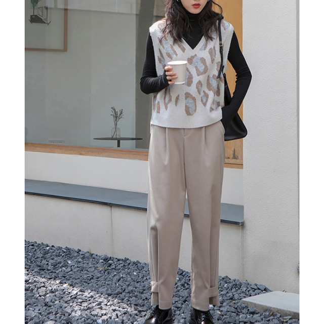 leopard vest 10958
