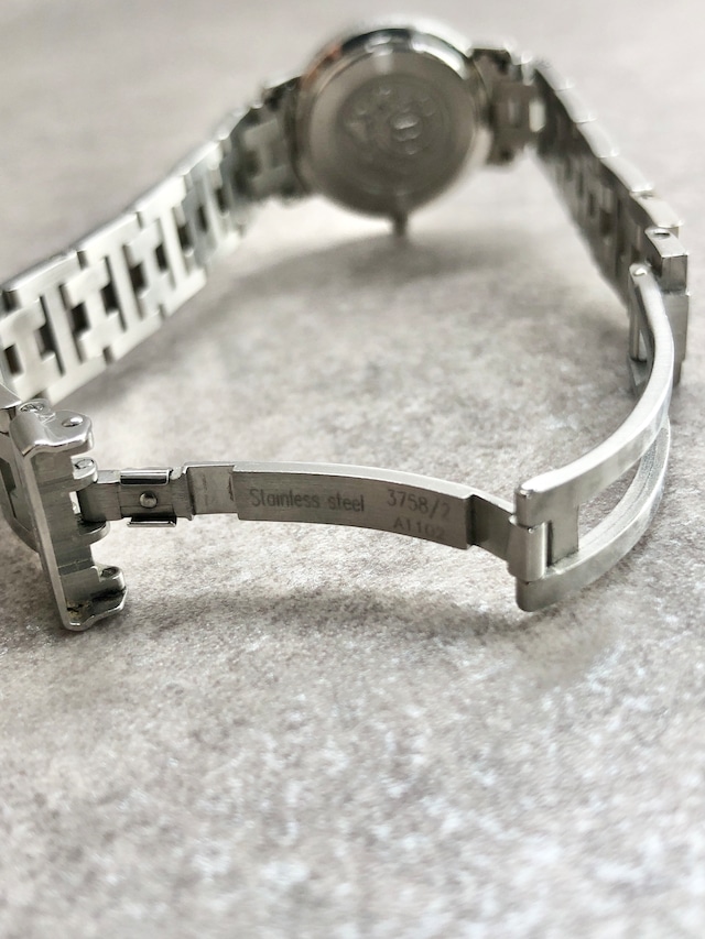 HERMES エルメス 腕時計 シルバー ステンレススチール クォーツ クリッパー vintage ヴィンテージ オールド bkagrp