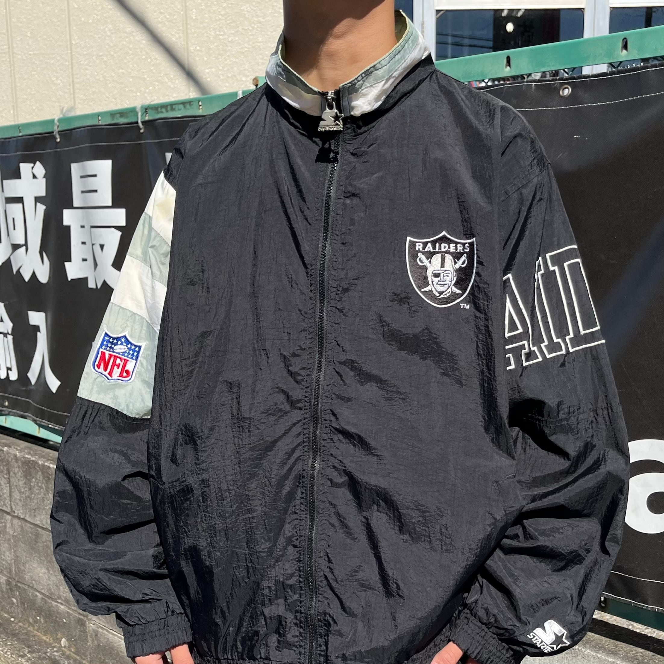 即出荷】 STARTER スターター RAIDERS レイダース NFL ジャケット kids