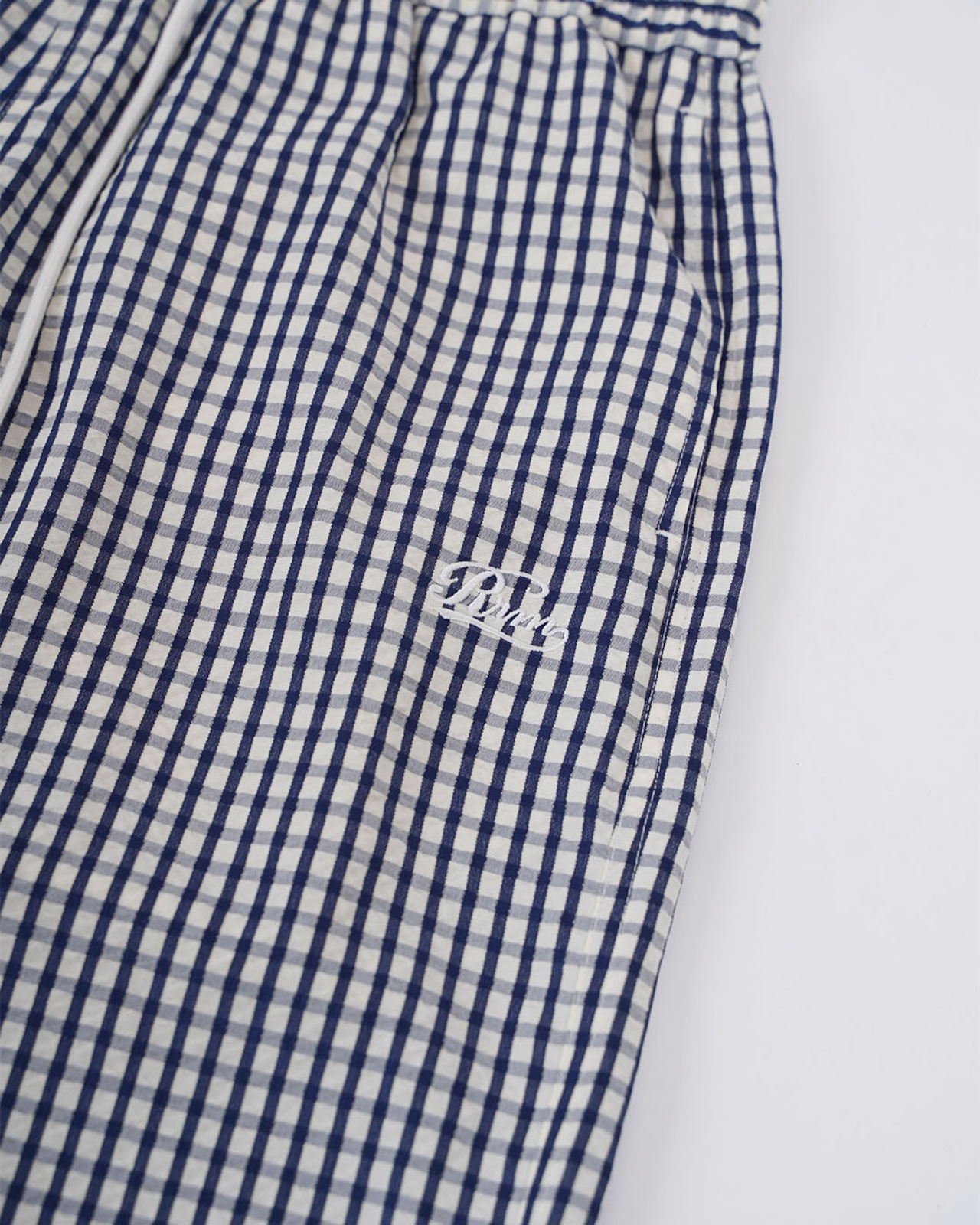 【#Re:room】CHECK PATTERN SEERSUCKER WIDE PANTS［REP326］