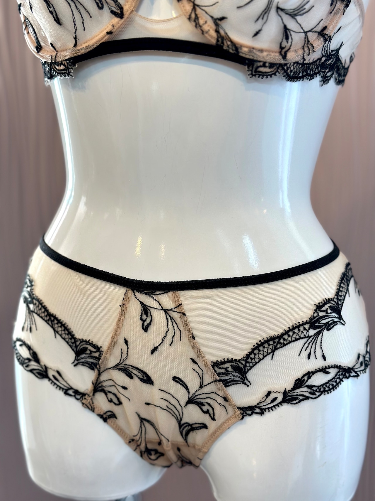 フォルメントセクシー【上下セット】 3/4パット無しブラジャー&ショーティー リズシャルメル