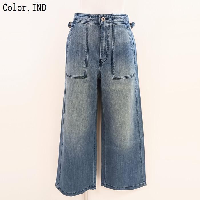 Cynical デニムベイカーパンツ 512-96024 cynical シニカル ワイド