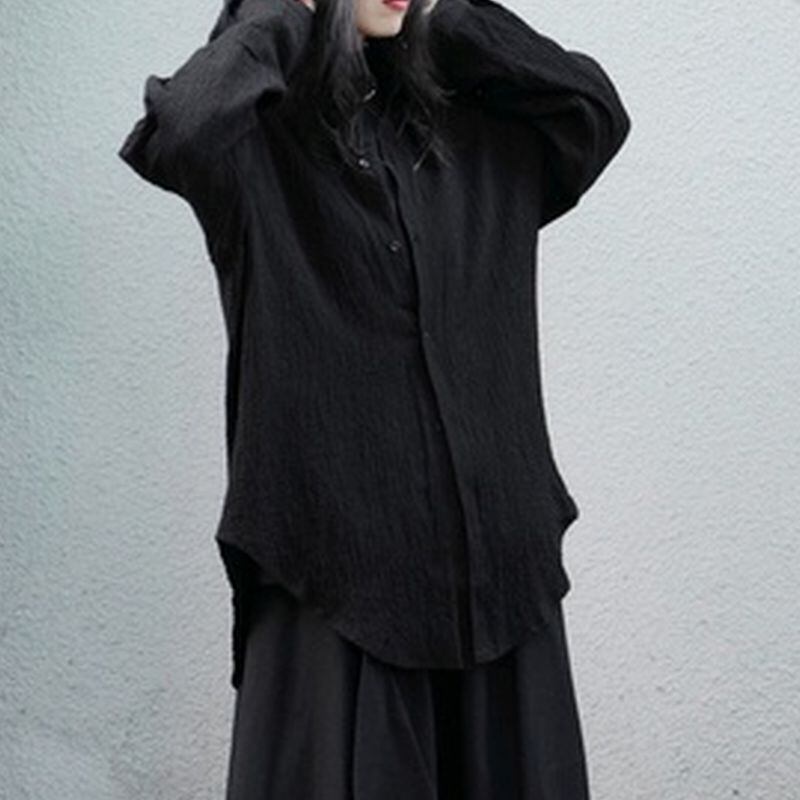 ゆったりプリーツ長袖シャツ BL0250