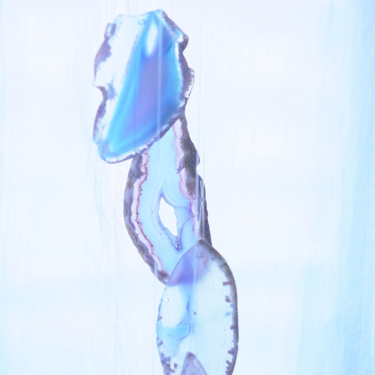 Delphinium - アゲートヒーリングチャイム / Agate Sun Catcher Wind Chime 384