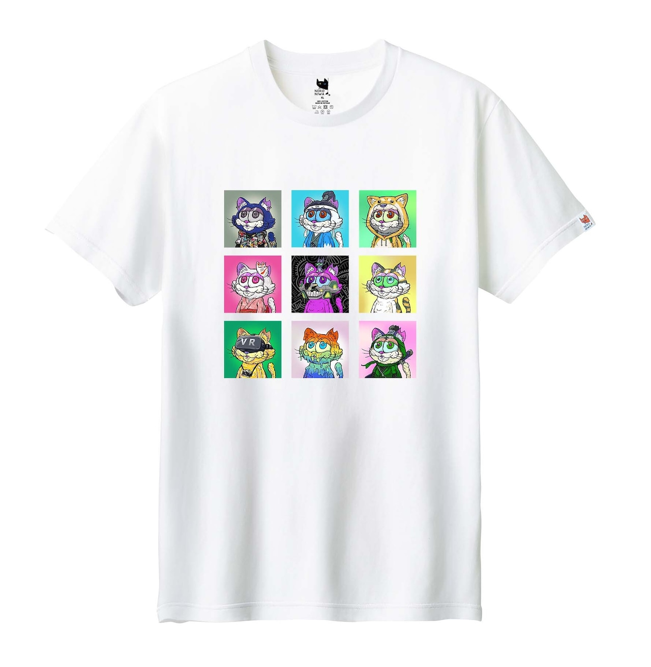【CatRescue】9 Square T-shirt　★全国送料無料!!★