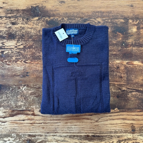 Vintage Deadstock "Lands' End" Fisherman SWEATER /L