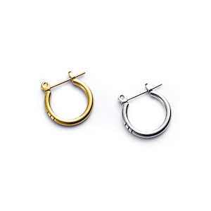 316L line hoop pierce #P06