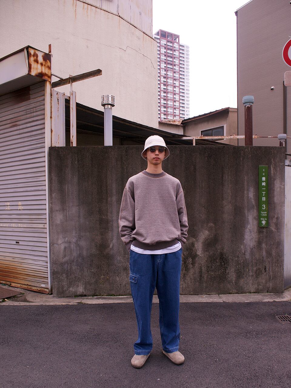 PWA, LINEN MIX DENIM TROUSERS | not wonder store