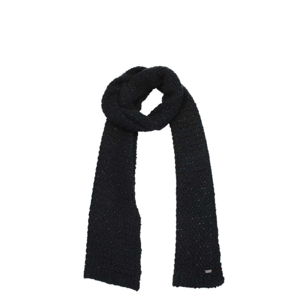 【新品】SAINT LAURENT サンローラン レディース スカーフ カシミヤ ブラック 7127283YM081000
