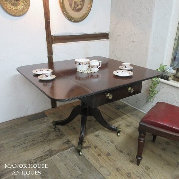 イギリス アンティーク 家具 ドロップリーフテーブル ダイニング