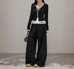 denim wide pants / l1013
