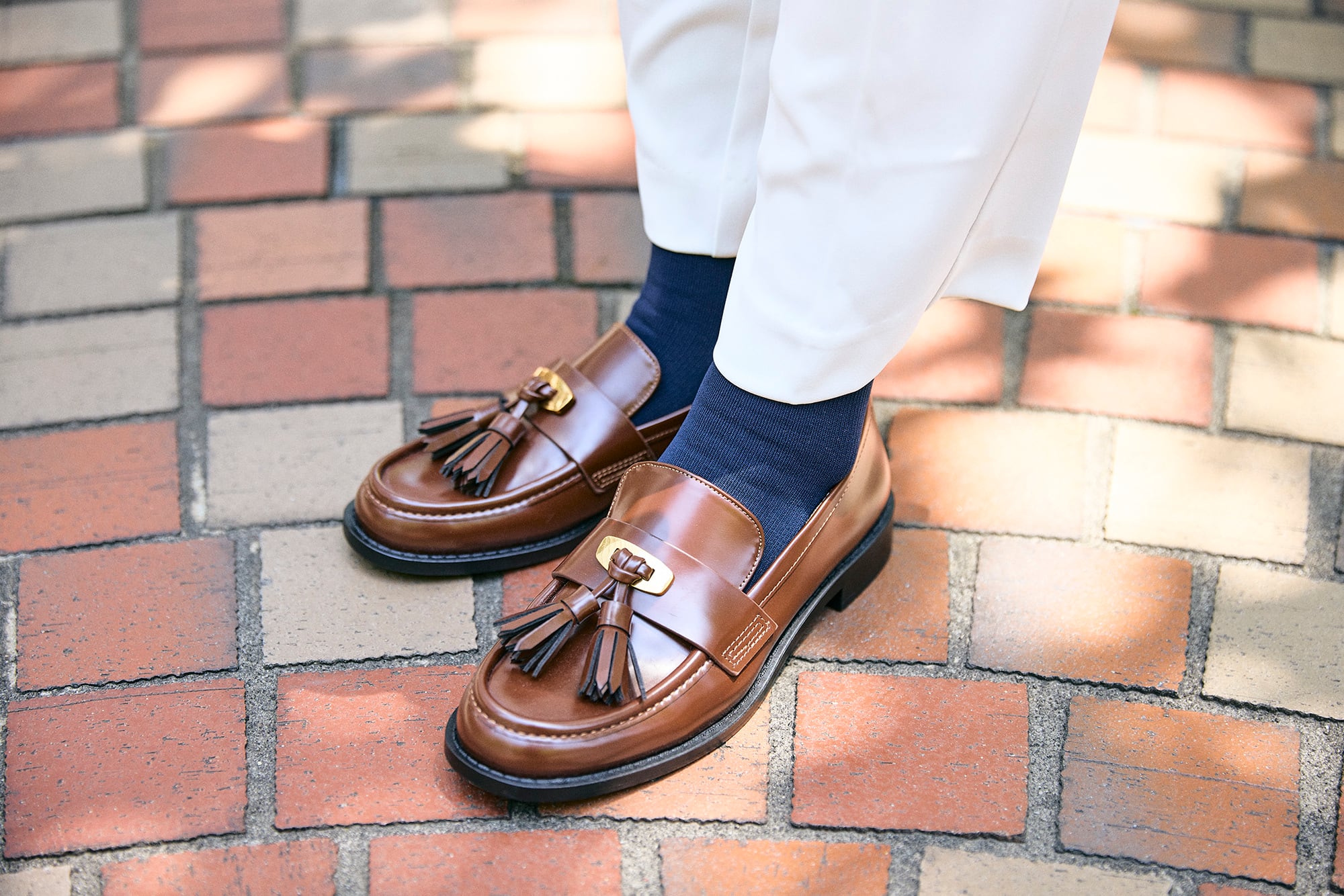 365 days socks (navy) | monbeau