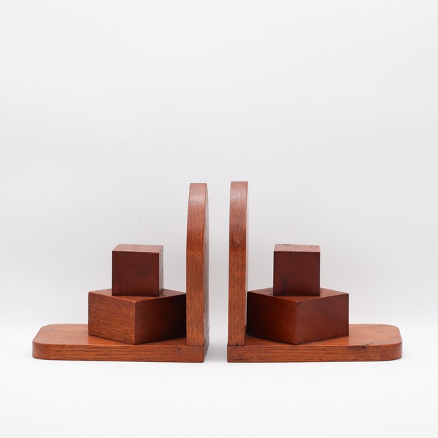 ART DECO BOOKEND ”Blocky Snowman" 02 | Netherlands