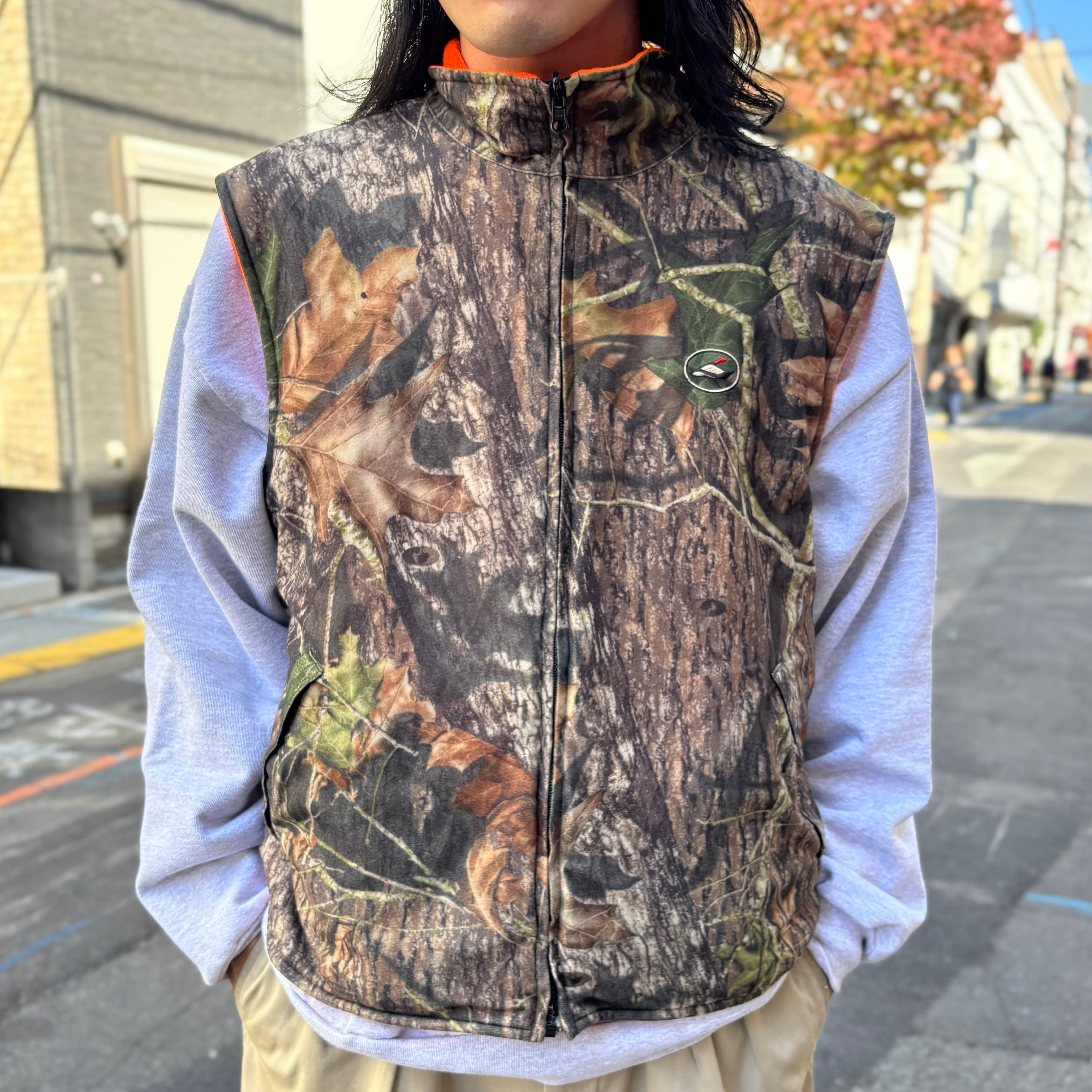 Red Head Real Tree Camouflage / Fleece Reversible Vest L程度