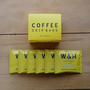 【Chara×WIFE&HUBANDコラボ】DRIP BAG ブレンド PEACE for Chara 6P BOX / W&H COFFEE