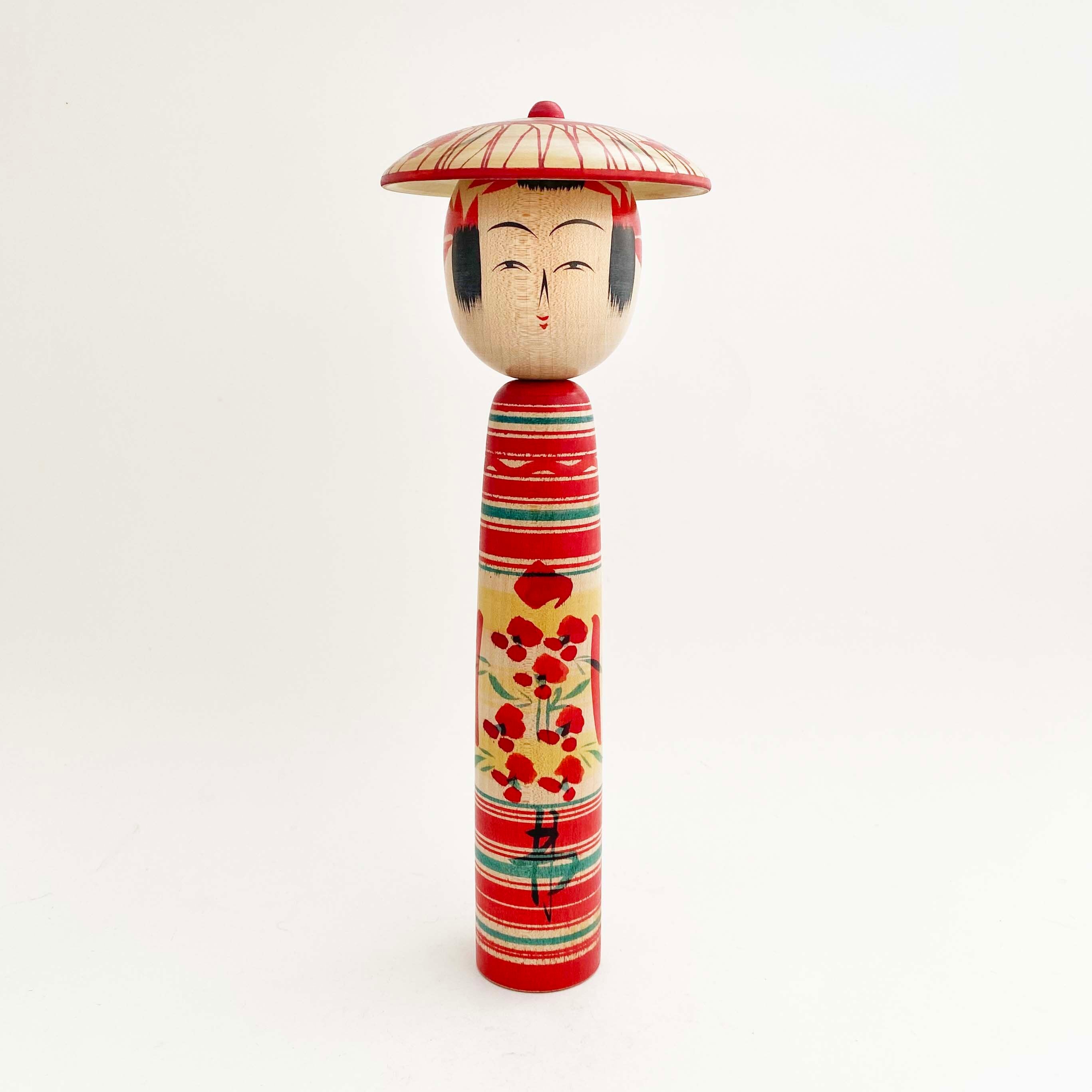 笠こけし（山形系 / 小林忠次郎工人）