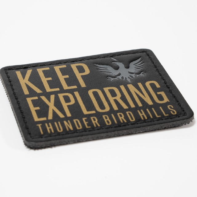 パッチ TBHレザー（ブラック×ゴールド）