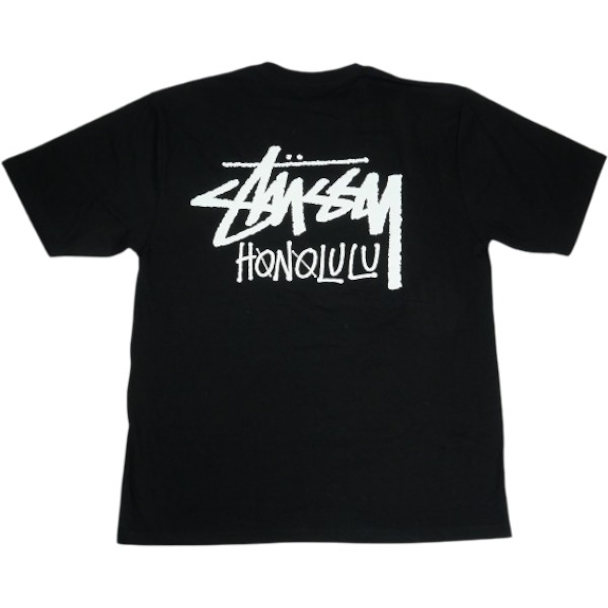 Size【M】 STUSSY ステューシー STOCK HONOLULU TEE BLACK ホノルル 
