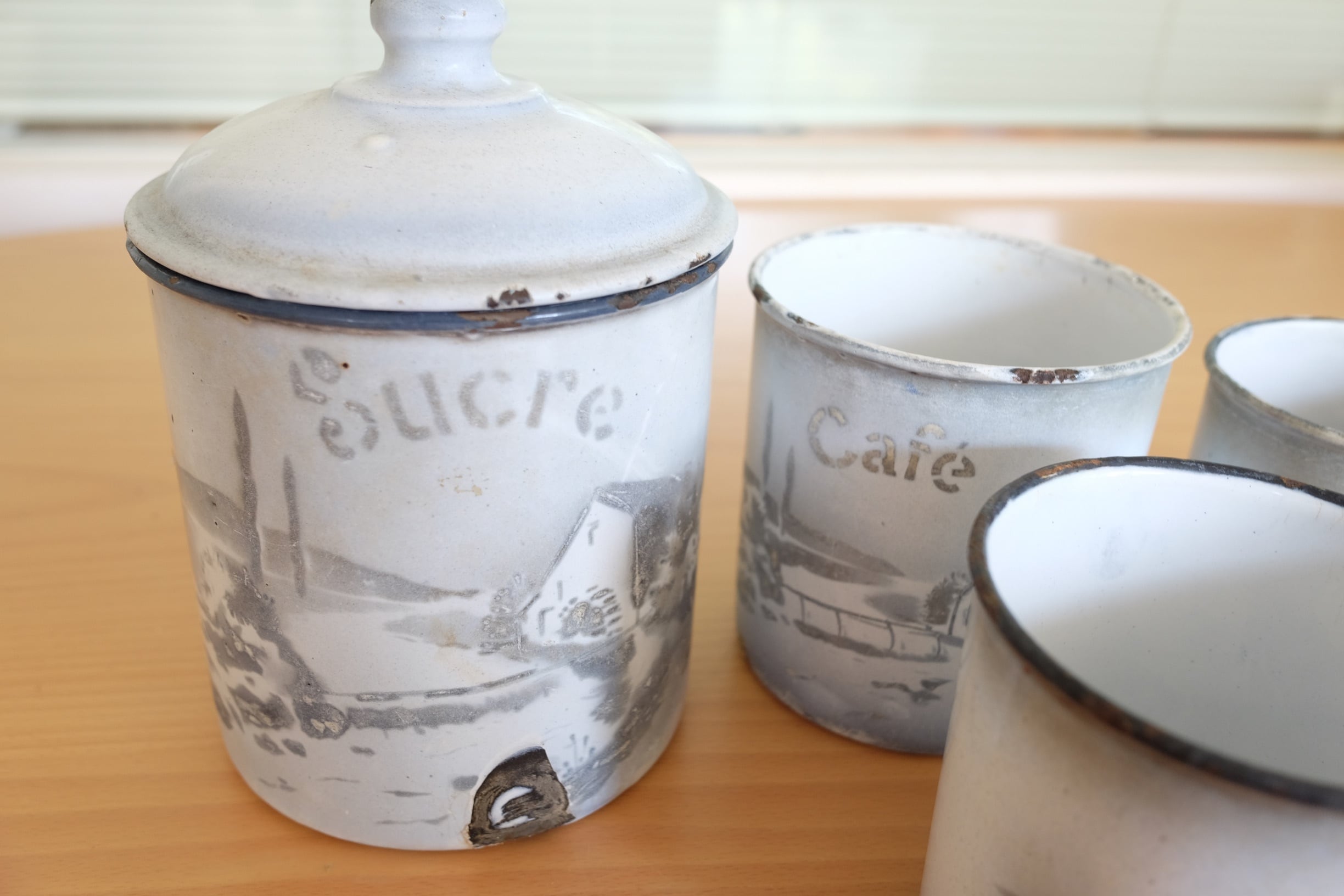 骨董2 清水焼？ 陶器製茶器 クリーム色 小振り Noritake（食器