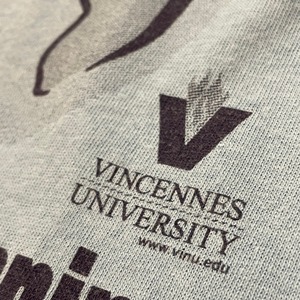 【anvil】カレッジ ビンセンズ大学 ロゴ プリント Tシャツ Vincennes University XL ビッグサイズ US古着 アメリカ古着