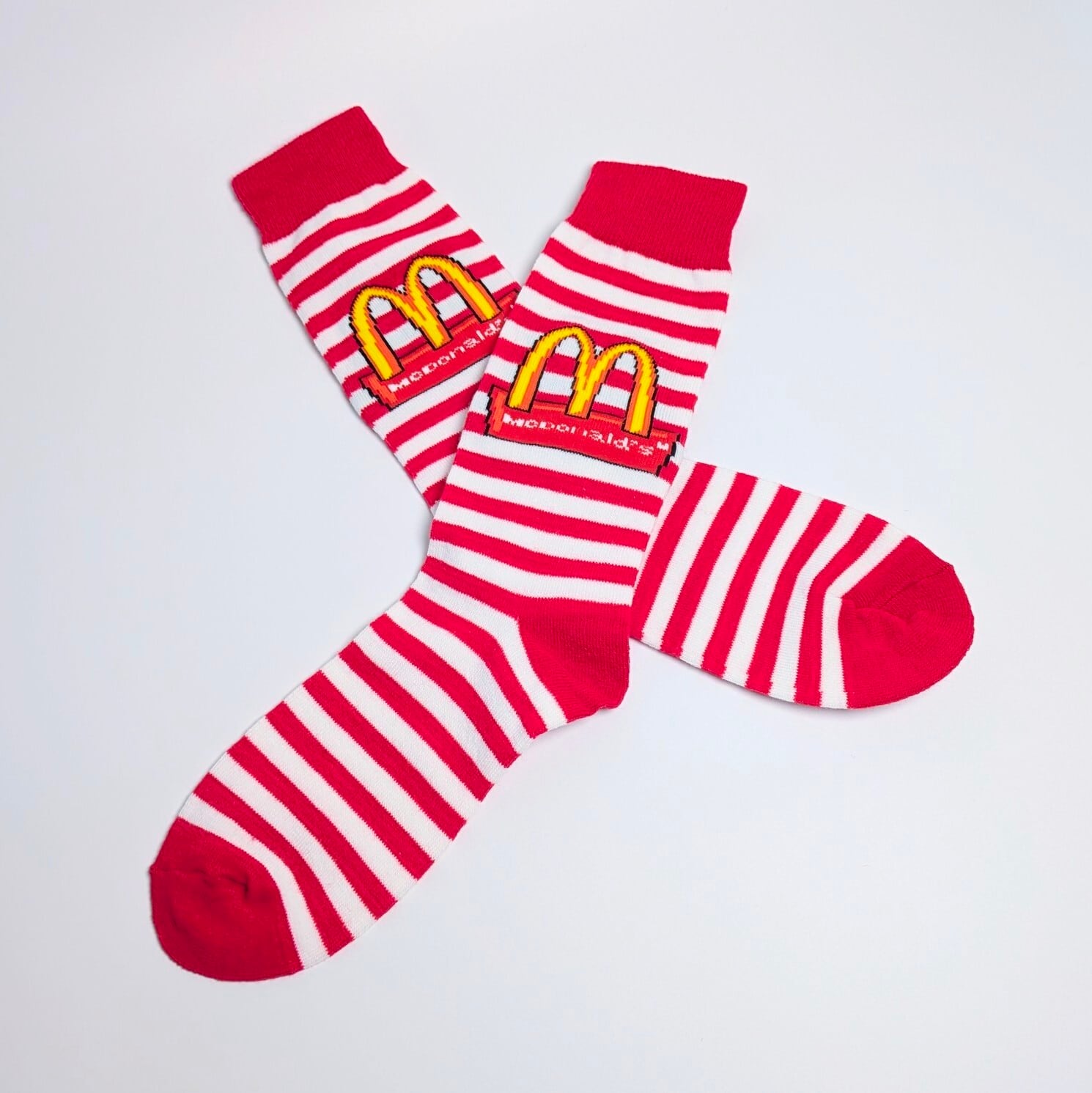 【 McDonald's / マクドナルド 】 crew socks / クルーソックス / 3COLOR〚アメリカン雑貨 アメトイ〛