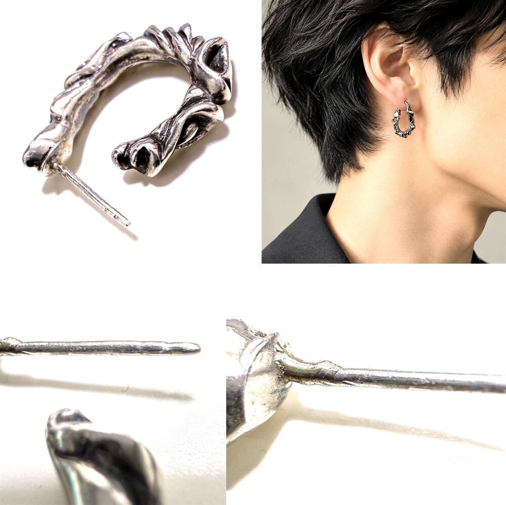 アクセサリー A&G Hoop Scrool Pierce A&G エーアンドジー Hoop Scrool Pierce フープ スクロール ピアス