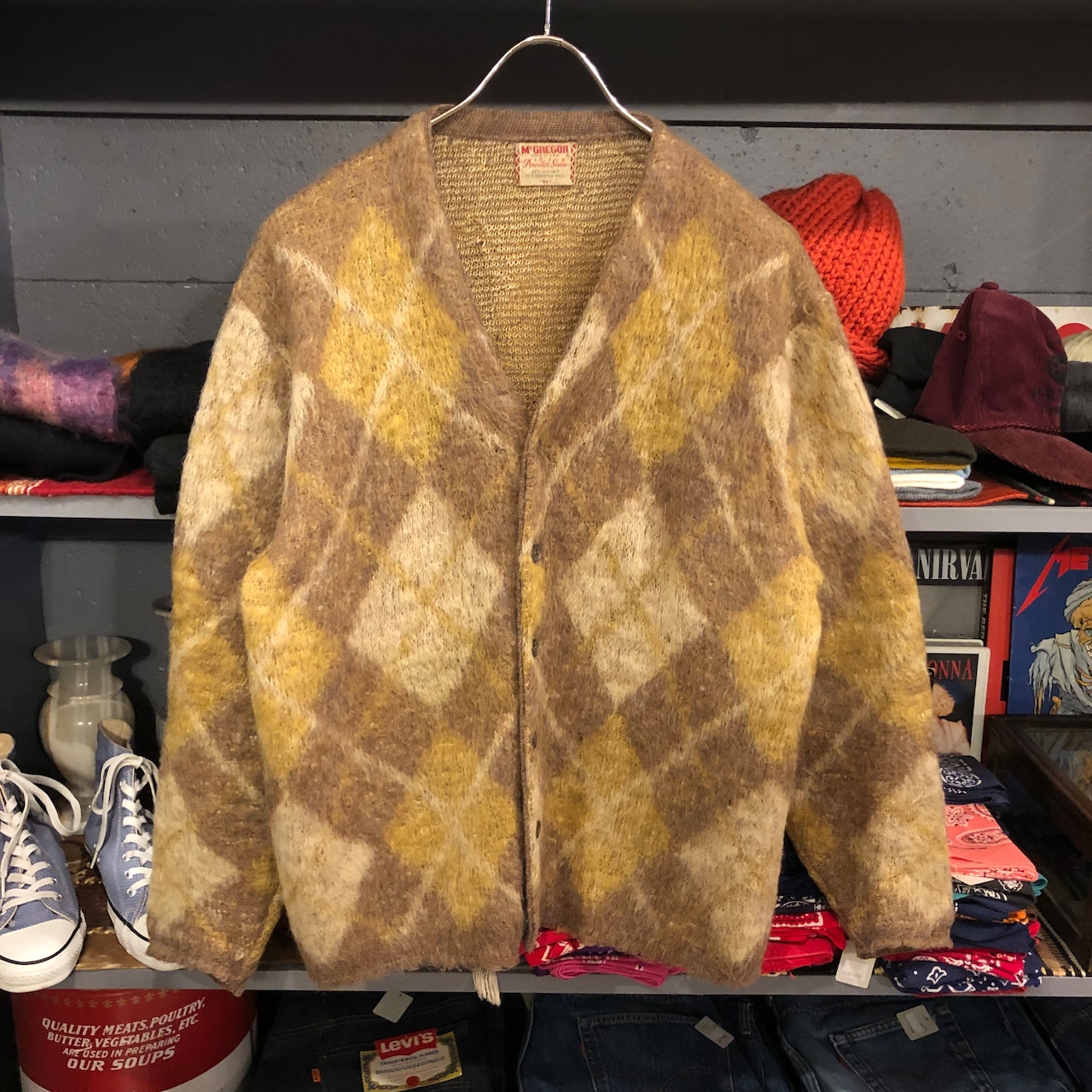 60s McGREGOR Mohair Knit Cardigan | VOSTOK