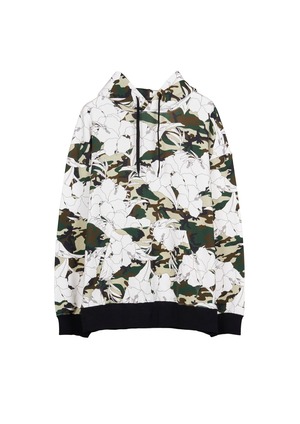 PHENOMENON / FLOWER-CAMO PULLOVER HOODED