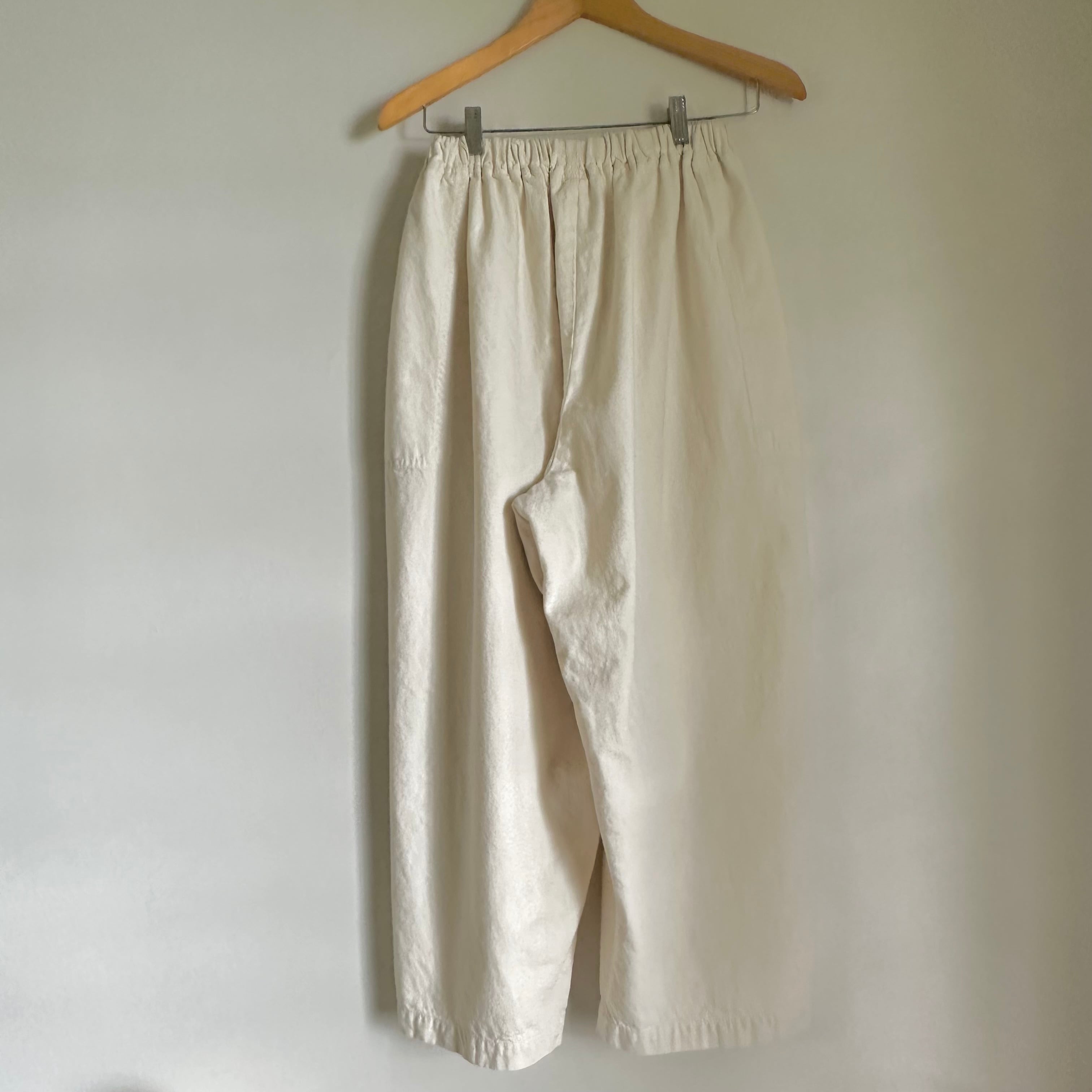 10オンスデニムギャザーパンツ homspun | 日々花［ Hibika online ］