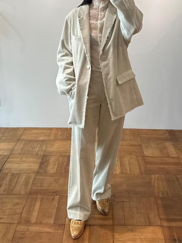 ERiKOKATORi/EK13-9-2 corduroy slacks