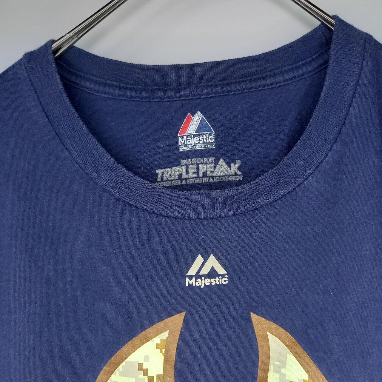 マジェスティック　ベースボールTシャツ　ヤンキース　ゲームシャツ　XL