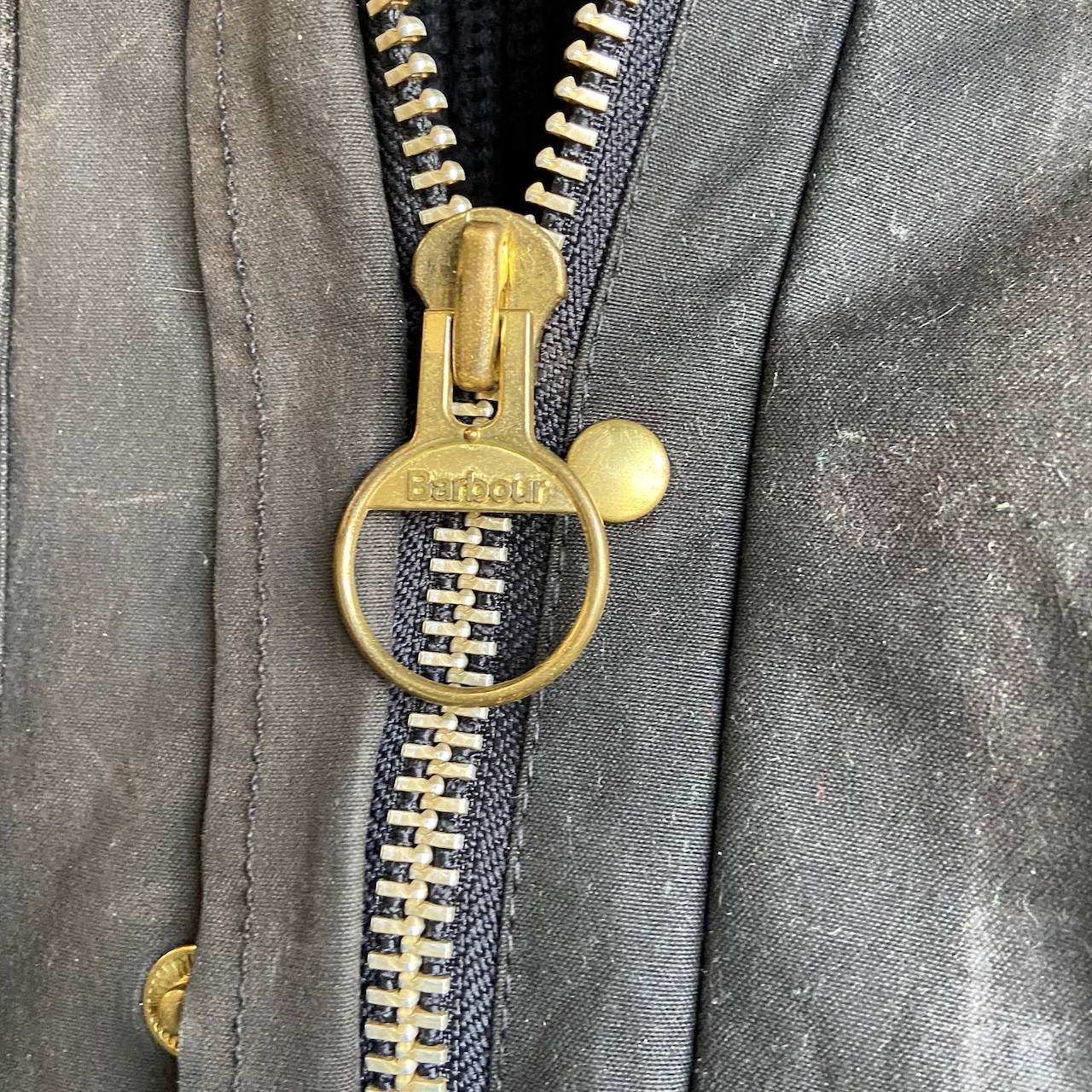 英国製 01年製 縦3ワラント Barbour バブアー インターナショナル 