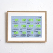 2026 MINIMAL CALENDAR｜HORIZONTAL｜横型レイアウトで一年を整えるミニマルカレンダーポスターA4ポスター