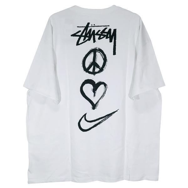 STUSSY & NIKE NRG SS TEE ピース ラブ スウッシュ