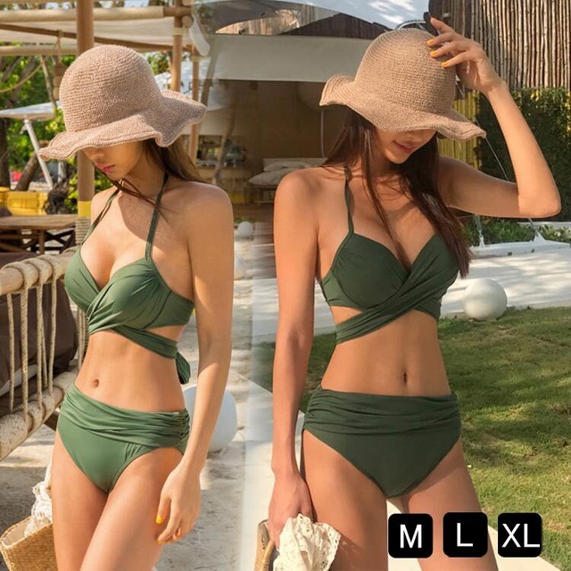 アーミーグリーンストラップビキニ【送料無料】【予約商品】nc0372