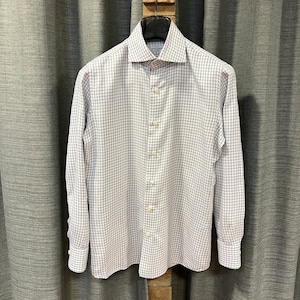 Anna Matuozzo Windowpane Cotton Shirt
