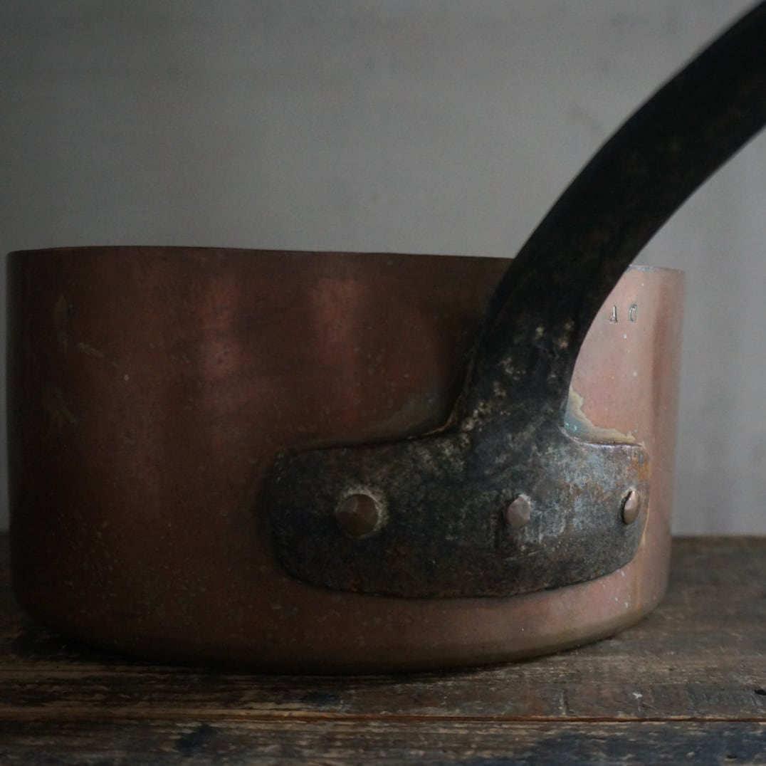 古いフランスの大きな銅鍋 | Konishi Koffee web shop 古いフランスの大きな銅鍋 | Konishi Koffee web shop