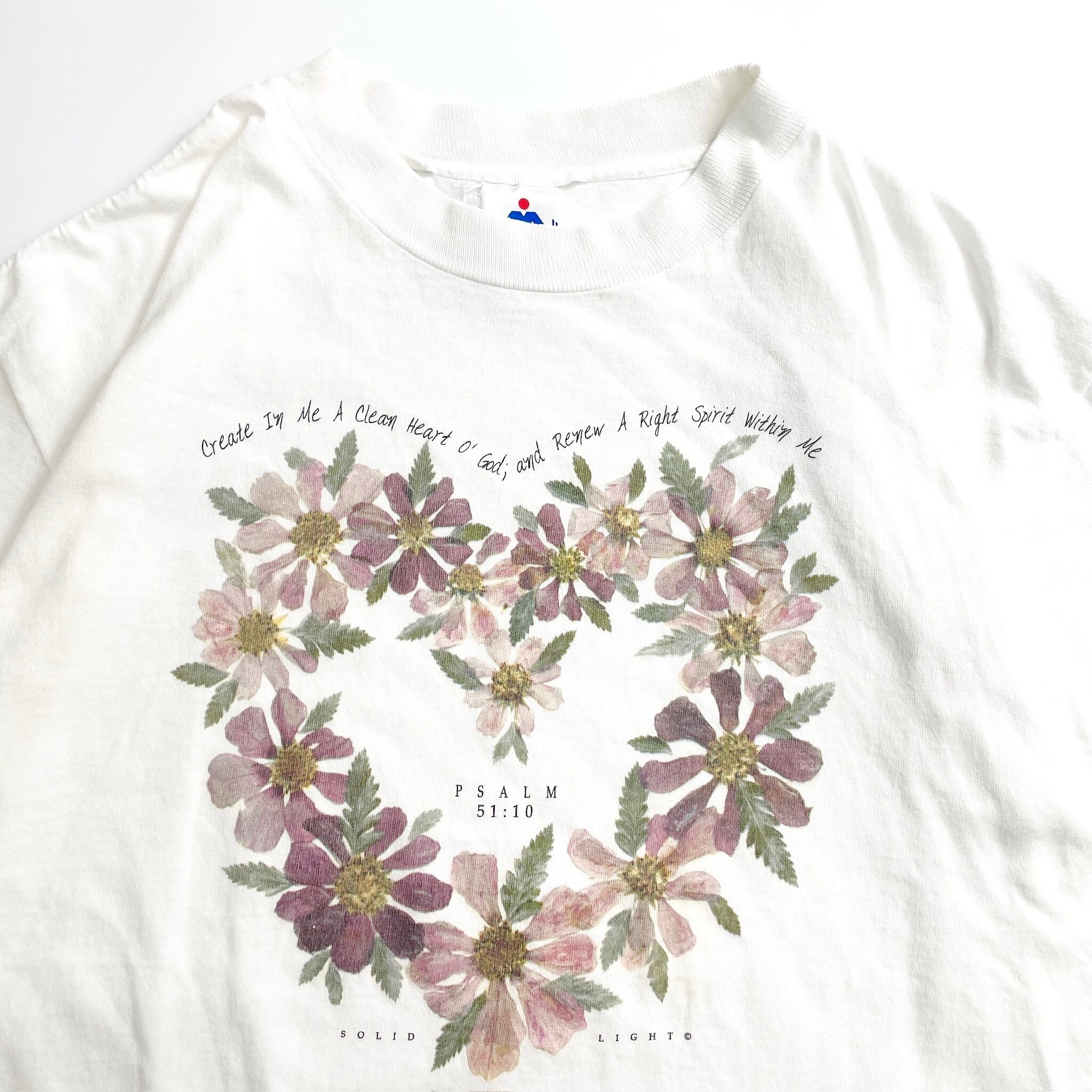 90s Floral Heart Psalm Tee