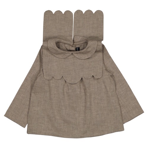 即納【MaisonMarelle】送料無料blouse MATIGNON- taupe