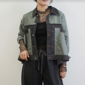 セブンデイズ 1250954　ナイロン✕デニムJK　締め切りは今週末