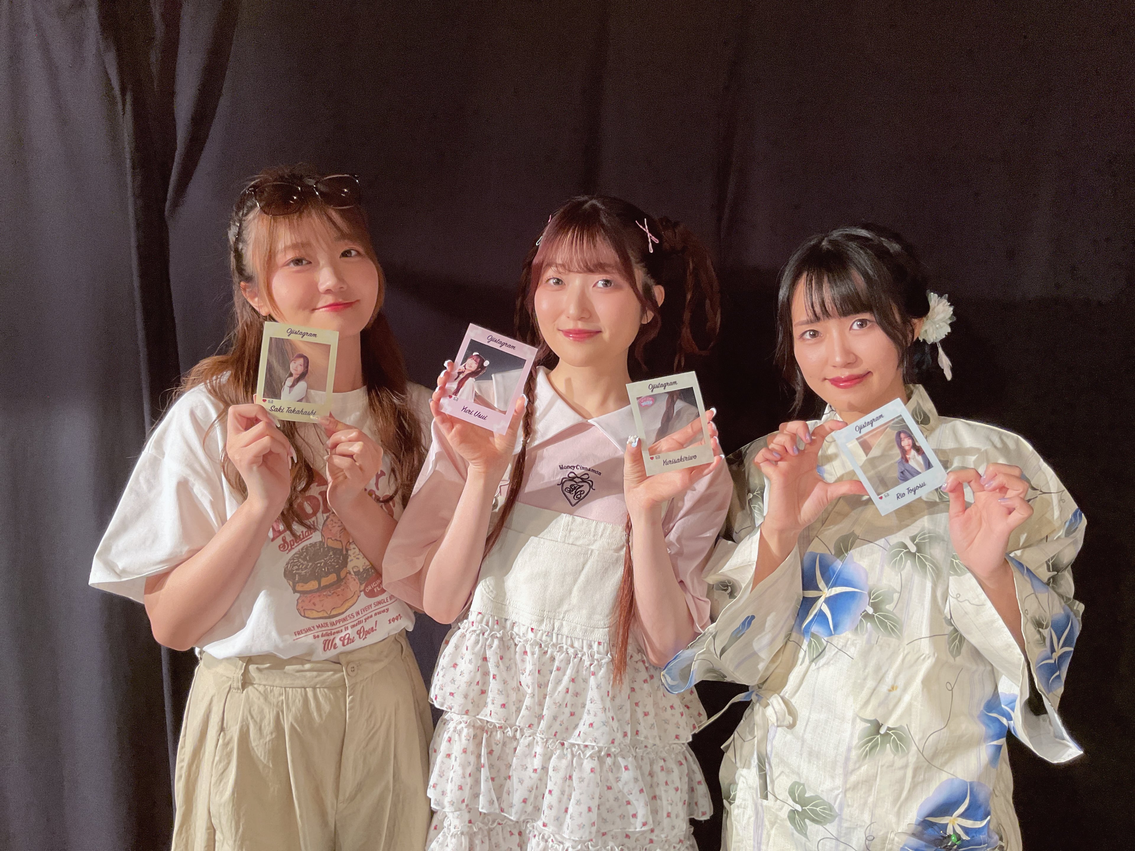 百合咲】ブロマイドセット（A/B/C）（薄井友里&髙橋咲貴&豊洲りお