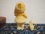 セルロイド人形 USA刻印 お伴の犬 2点セット 画像5