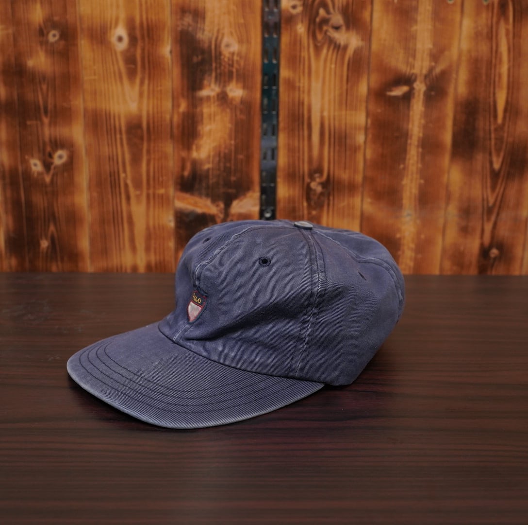 デッドストック 90s ralphlauren ロングビル ブラックウォッチ S
