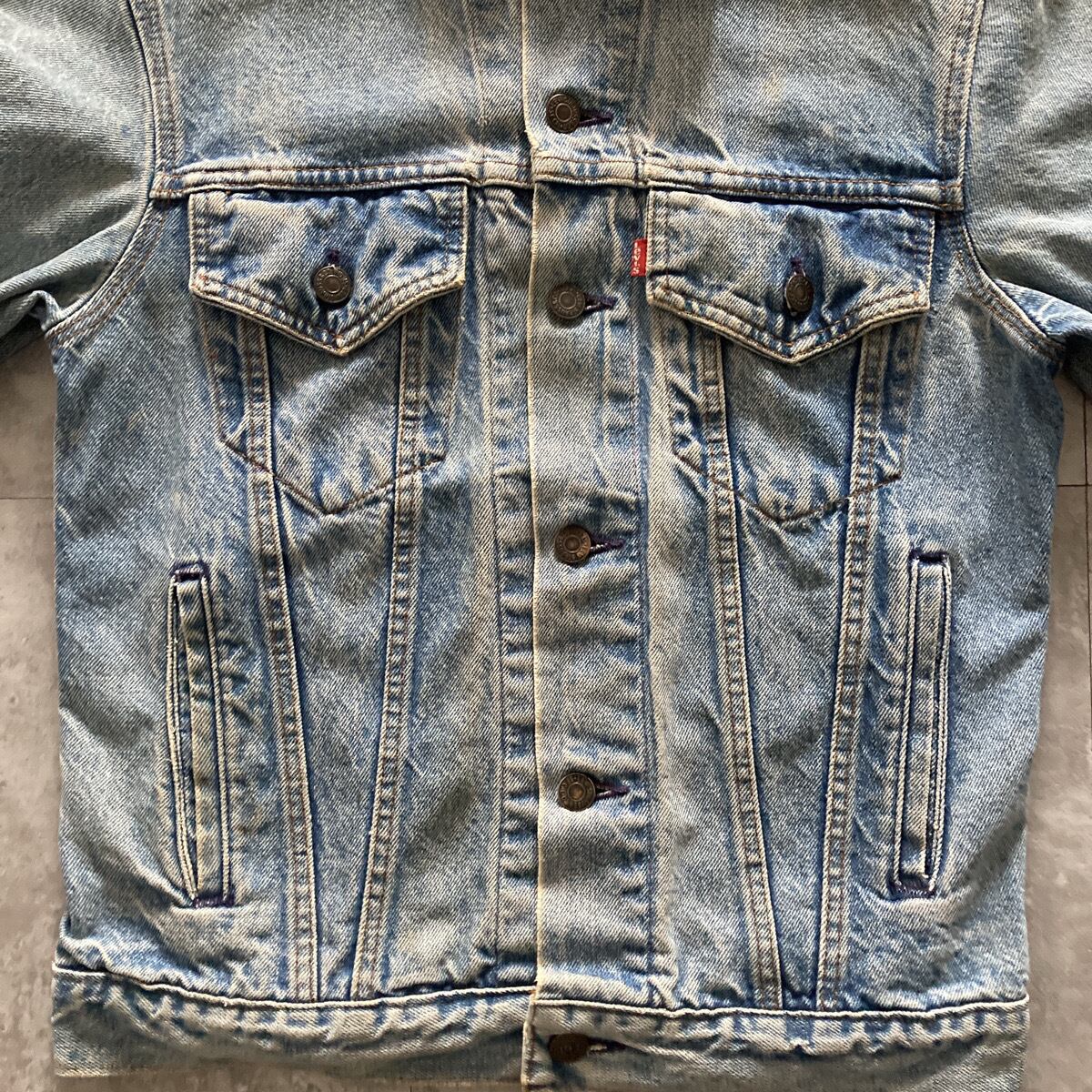 USA製】Levis リーバイス コーデュロイ襟 デニムジャケット USA製】Levis リーバイス コーデュロイ襟 デニムジャケット