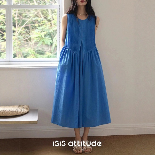 【ワンピース】 ワンピース レディース おしゃれ きれいめ 可愛い フェミニン エレガント 春 夏 秋 20代 30代 40代 50代 ロング ワンピース 春夏 ワンピースドレス 韓国 ワンピースドレス ワンピース ブルー 青 S M L XL
