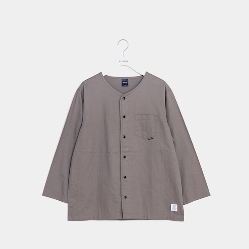 【APPLEBUM】アップルバム "鯉口" L/S Shirt (GRAY) スナップボタン シャツジャケット