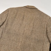 80s ビンテージ CESARANI NEW YORK セサラーニ サマーツイード テーラードジャケット A-4 (96-76-165) /メンズ/オールド/リネン/シルク混