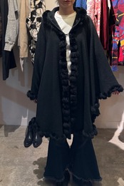 ENVI FASHION DESIGN ウールポンチョ