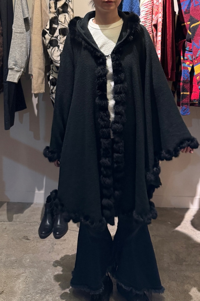 ENVI FASHION DESIGN ウールポンチョ